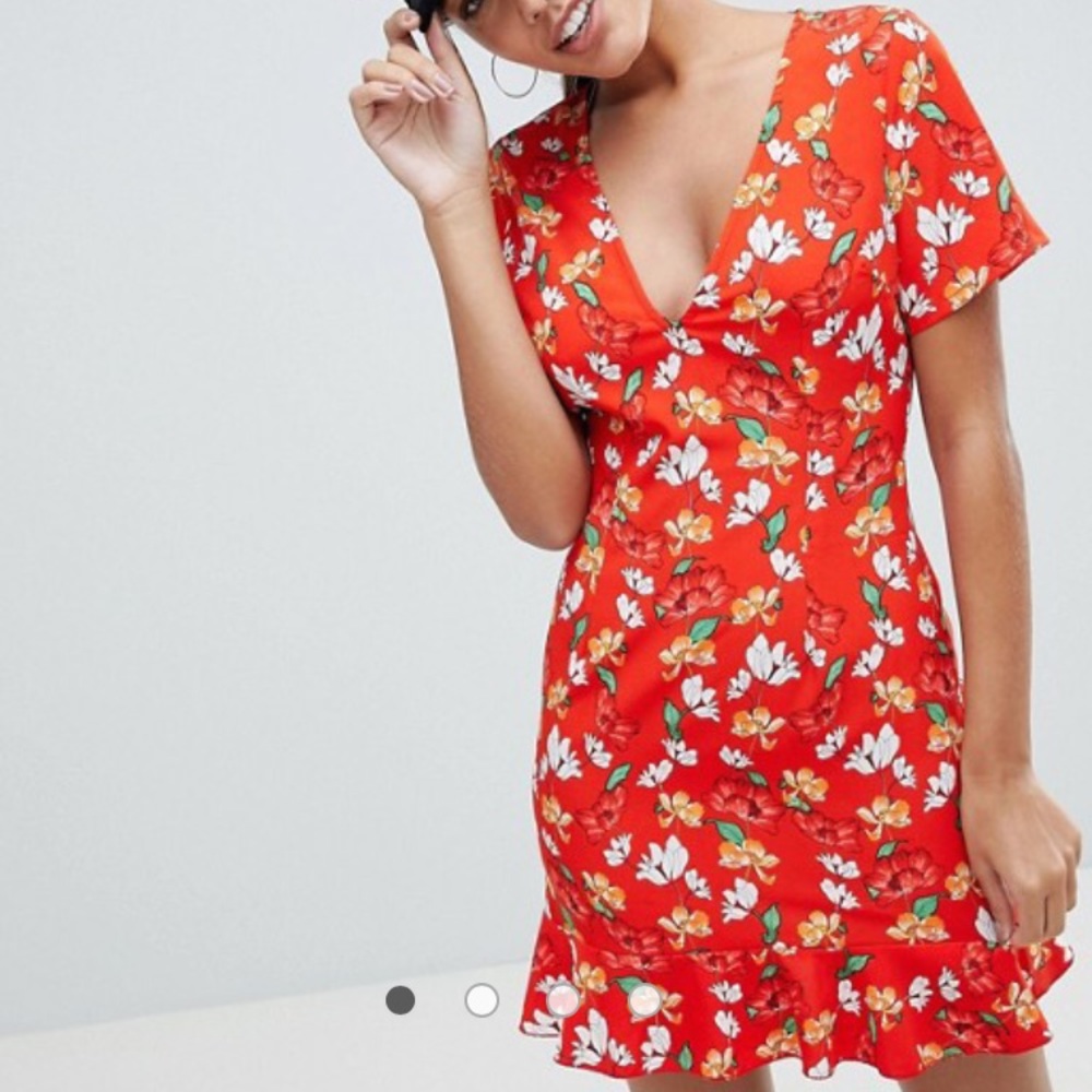 NWT ASOS Floral Tea Dress!